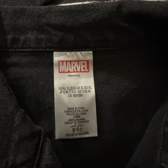 Disney the marvels jean jacket Nwt - Picture 4 of 4